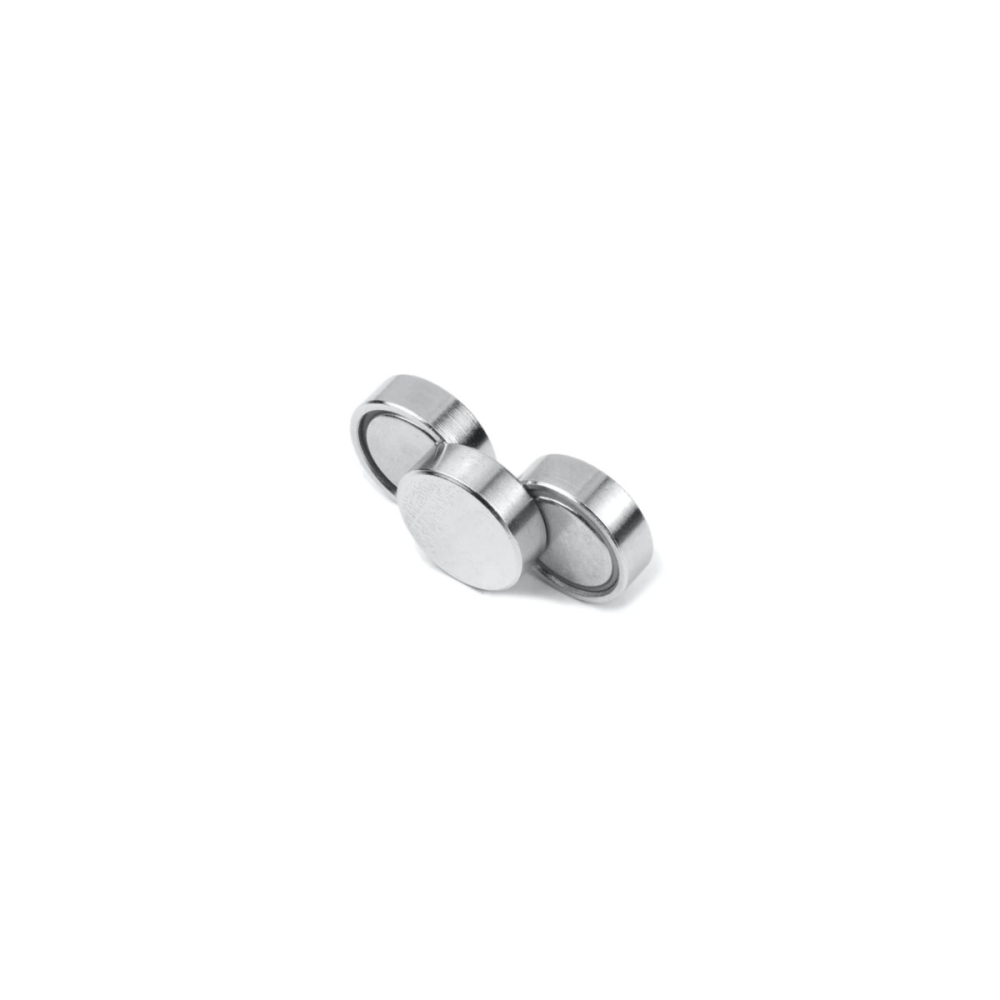Flat pottmagnet, Ø13 mm - Neodym