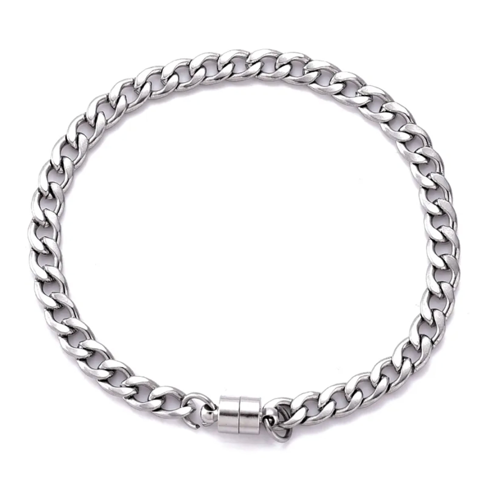 Magnetlås för smycken 20x6 mm, Guld (medium)