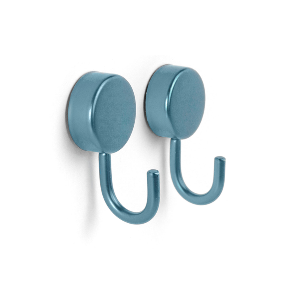 PORTA magnetkrokar SKYBLUE, Metall 2 st
