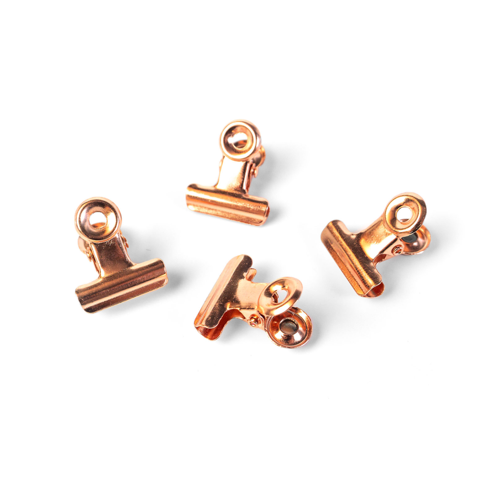 Magnetiska klämmor koppar, Bulldog xsmall 4-pack