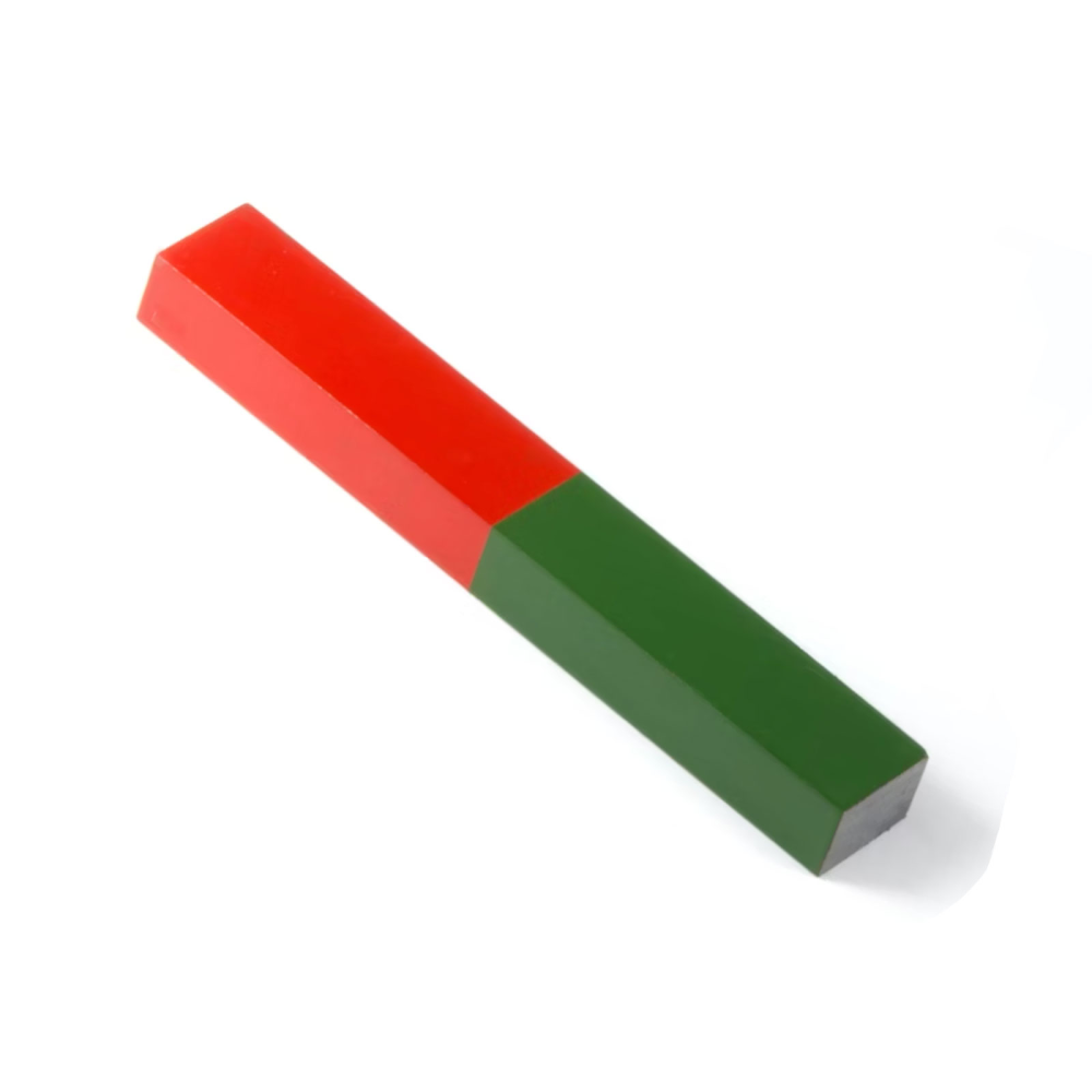 Block magnet 100x15 mm röd/grön (lång) - AlNiCo - 299.00 kr