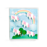 UNICORN Enhörningar 5 st - kylskåpsmagneter