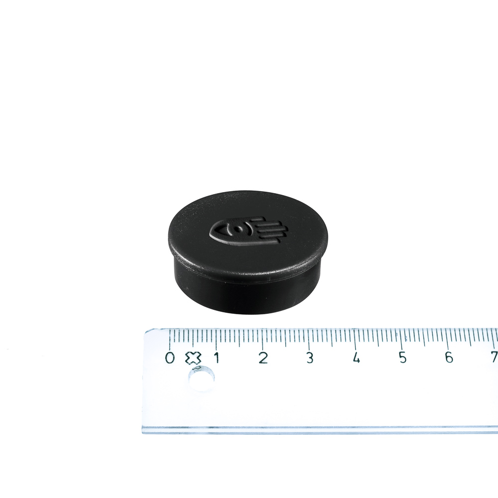 Legamaster Magnet, Svart Ø35 mm.