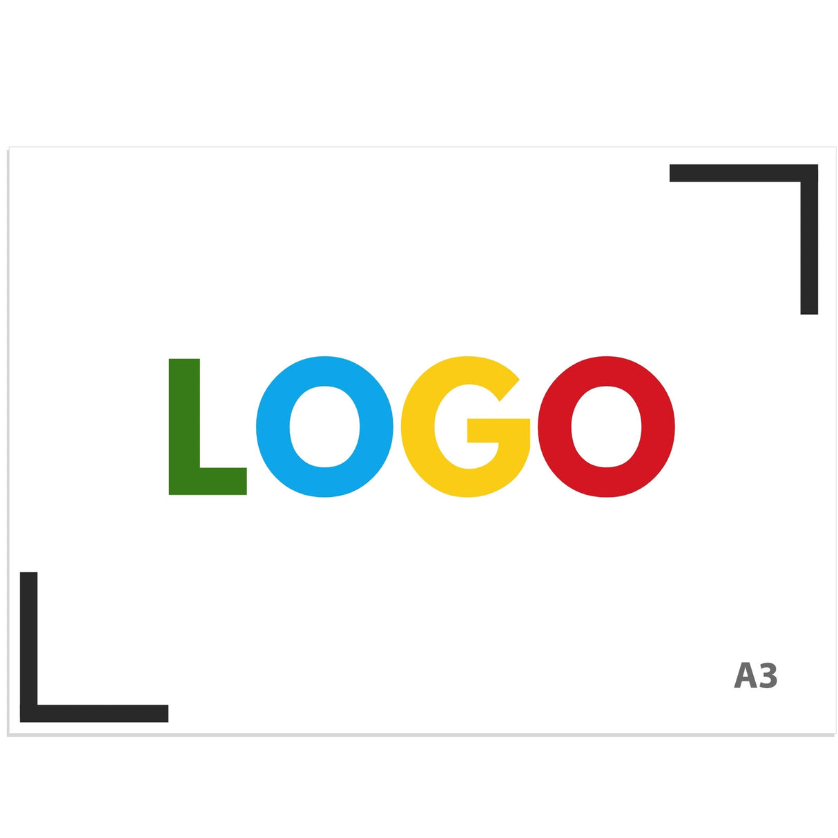 Magnet med logotryck A3 (1,0 mm)