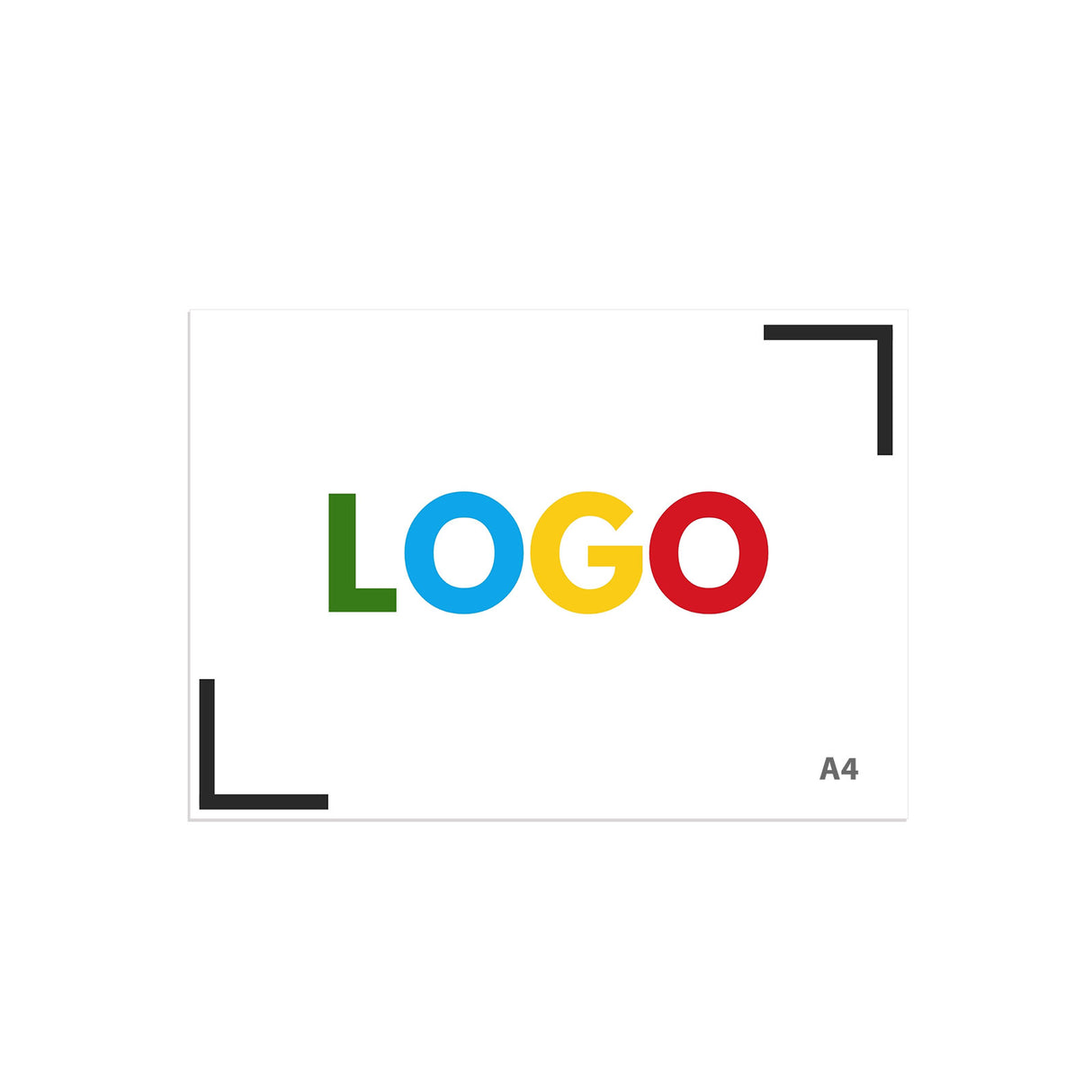 Magnet med logotryck A4 (1,0 mm)