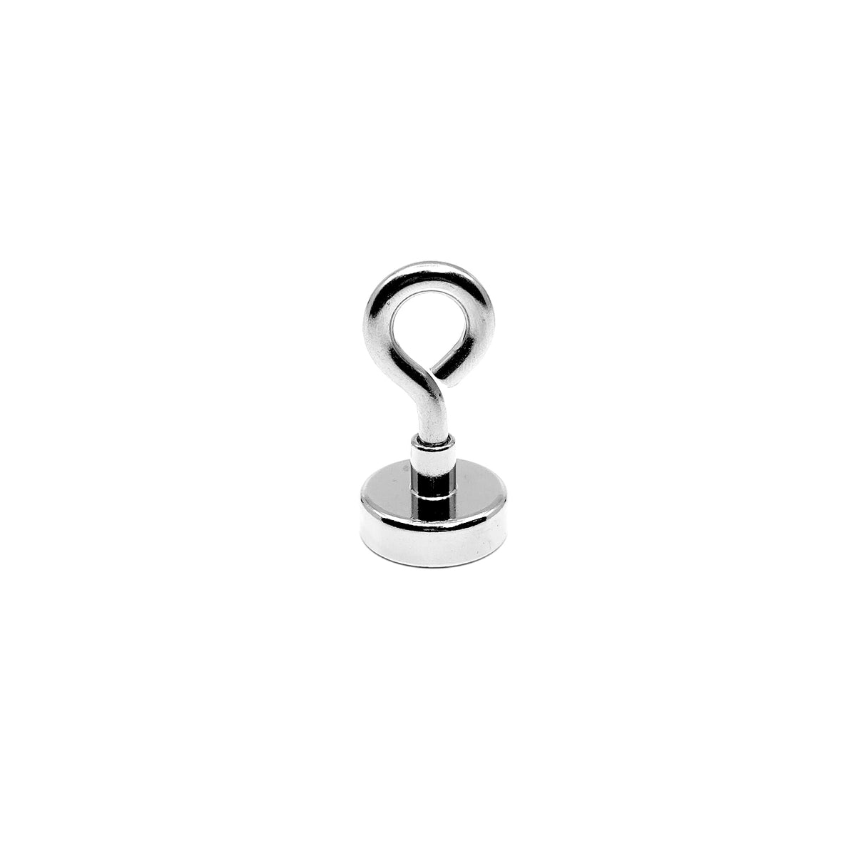 Krokmagnet med sluten ögla Ø25 mm (neodymium)