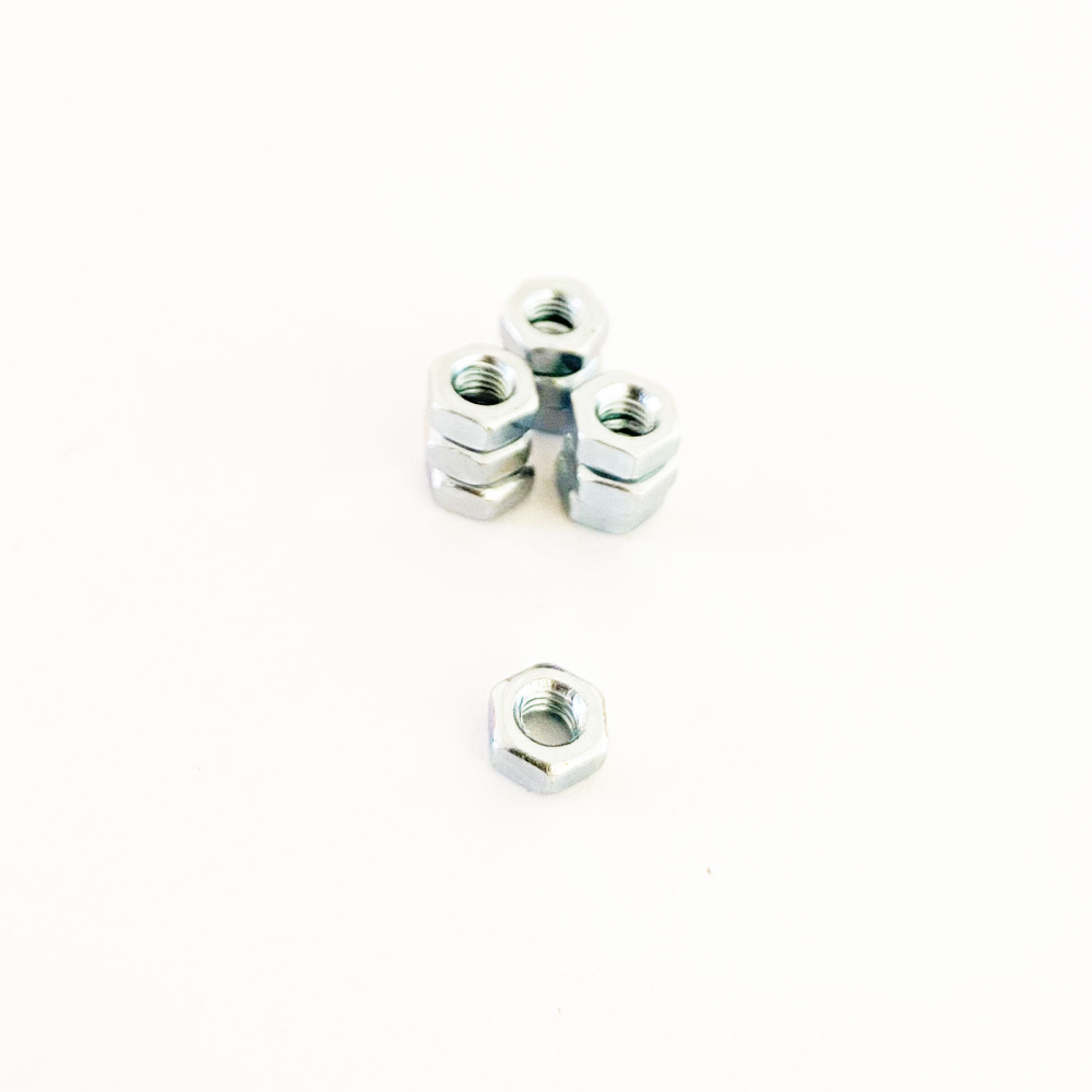 Mutter M3 - Stålmutter FZB, 10-pack