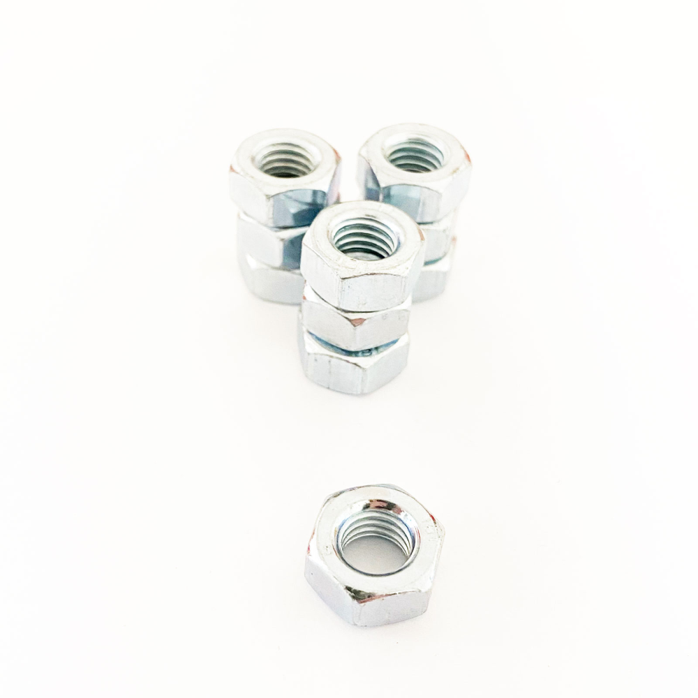 Mutter M8 - Stålmutter FZB, 10-pack