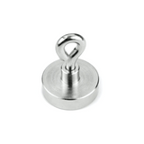 Krokmagnet med sluten ögla, Ø25 mm (neodymium)