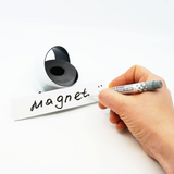 Magnetband m/skrivbar yta, 30 mm (3 meter) - Vit