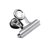 Magnetisk Bulldog Clips, 63 mm. (för glastavlor)