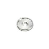 Countersunk metallplåt m. kant, rund 26x2 mm