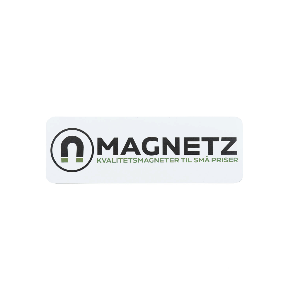 7x21 cm magnettryck (1,0) m/runda hörn