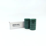 Magnordic magneter, Grön Ø20 mm - kontorsmagnet (10 st)