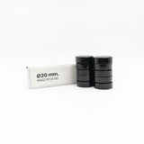 Magnordic magneter, Svart Ø20 mm - kontorsmagnet (10 st)