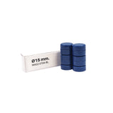 Magnordic magneter, Blå Ø15 mm - kontorsmagnet (10 st)