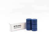 Magnordic magneter, Blå Ø15 mm - kontorsmagnet (10 st)