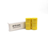 Magnordic magneter, Gul Ø15 mm - kontorsmagnet (10 st)