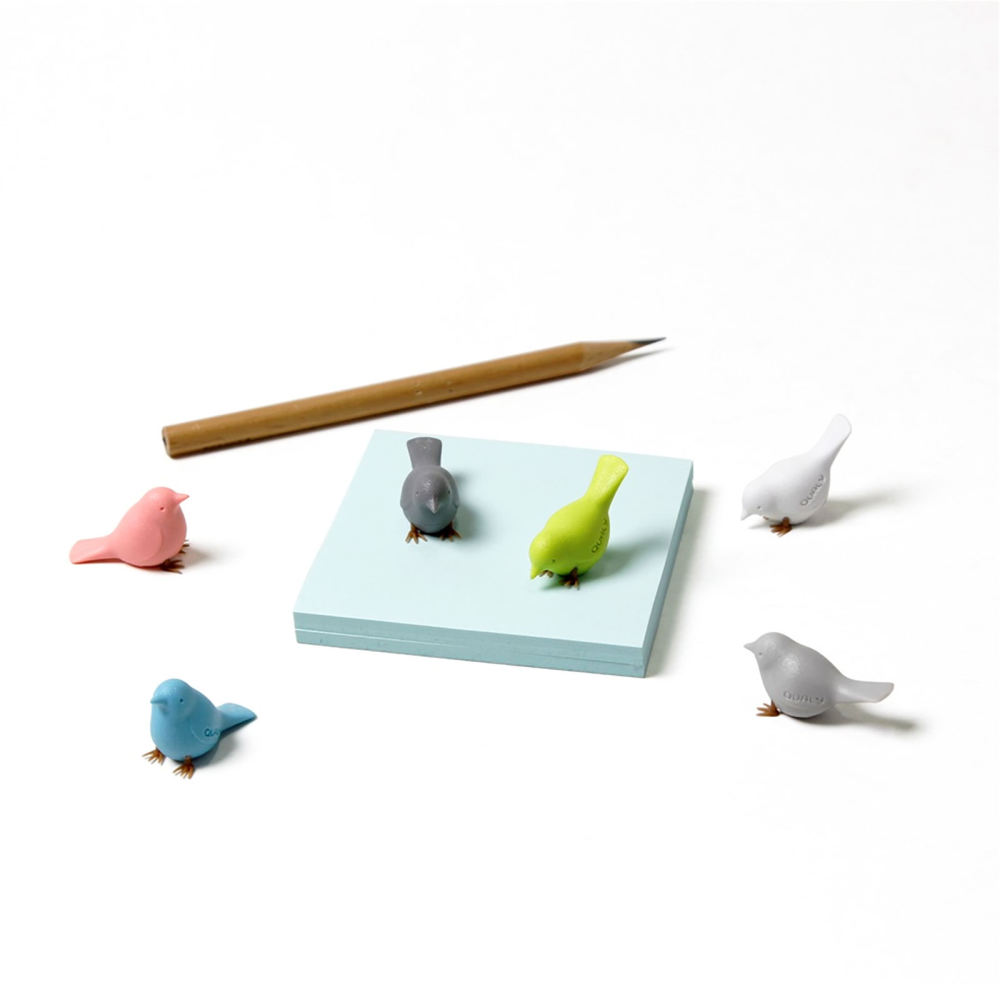 Sparv Mini Pastell 6 st - kylskåpsmagneter