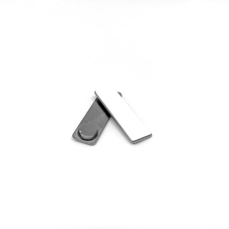 Magnetisk namnbricka m. stålplåt 4,5 cm (deluxe)