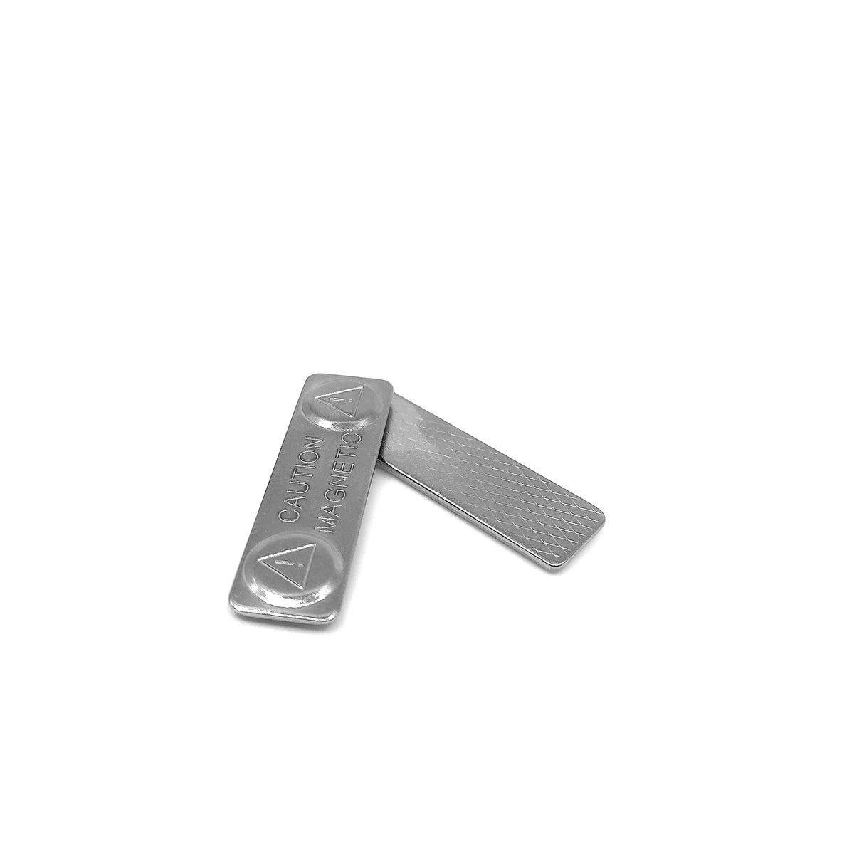Magnetisk namnbricka m. stålplåt 4,5 cm (deluxe)