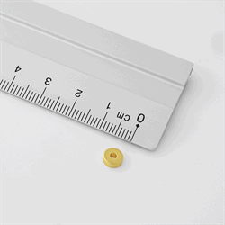 Supermagnet Ring 6x2x2 mm, Guld