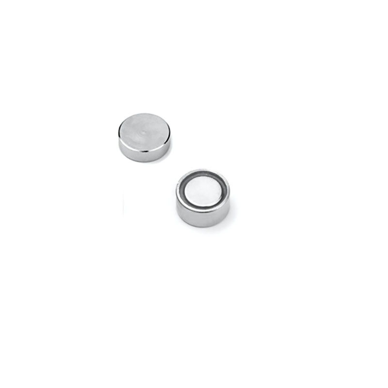 Flat pottmagnet, Ø10 mm. - Neodym