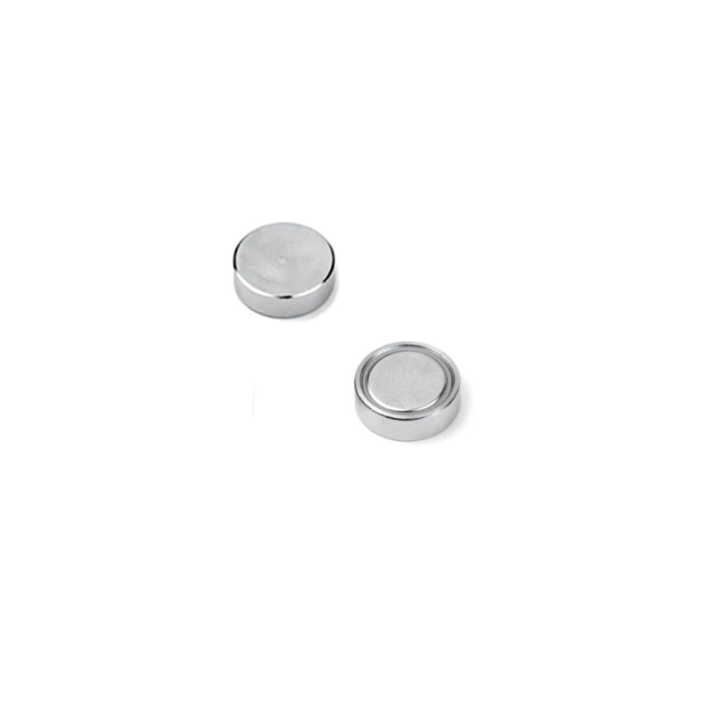 Flat pottmagnet, Ø13 mm - Neodym