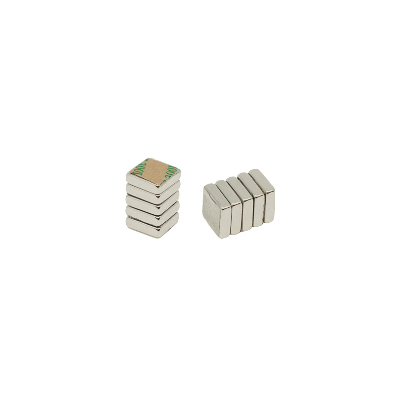 Supermagneter Självhäftande 10x10x3 mm - 10 st
