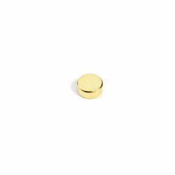 Supermagnet 6x2 mm. Guld