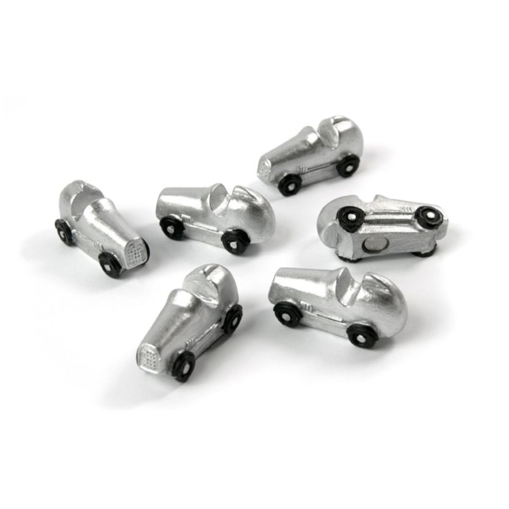 Race Car Magneter, 6 st - Kylskåpsmagneter