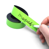 Magnetband m/skrivbar yta, 30 mm (3 meter) - Grön