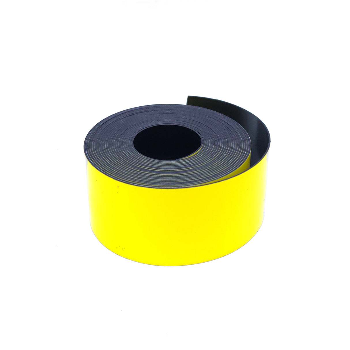 Magnetband m/skrivbar yta, 30 mm (3 meter) - Gul