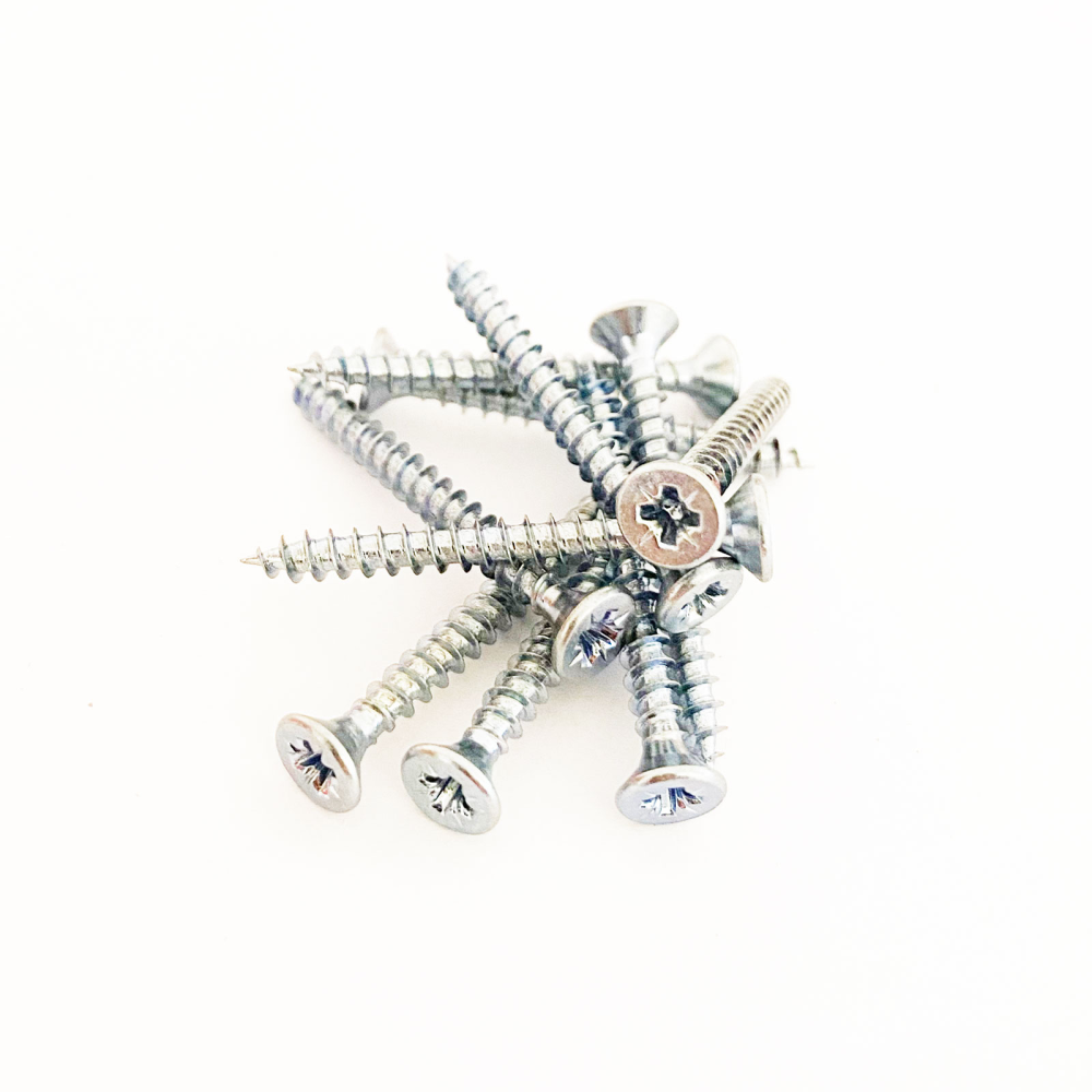 Försänkta skruvar 3x30 mm FZB - 10-pack