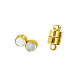 Magnetlås för smycken 12x6 mm., Guld (liten)