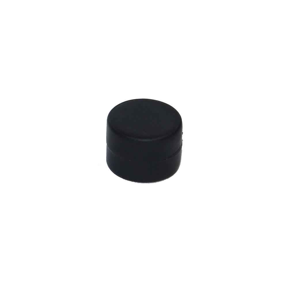 Gummimagnet Svart, 17x12 mm