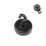 Krokmagnet Ø16 mm, Svart (neodymium)