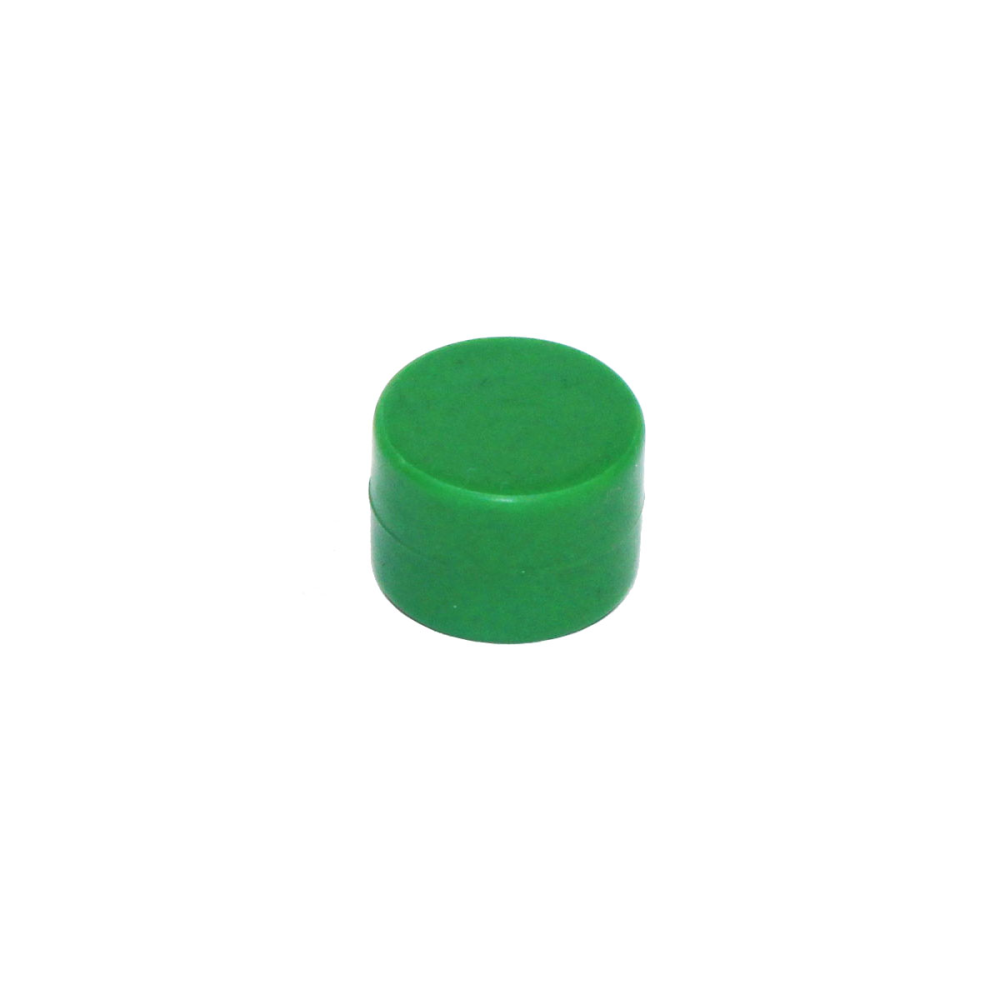 Gummimagnet Grön, 17x12 mm