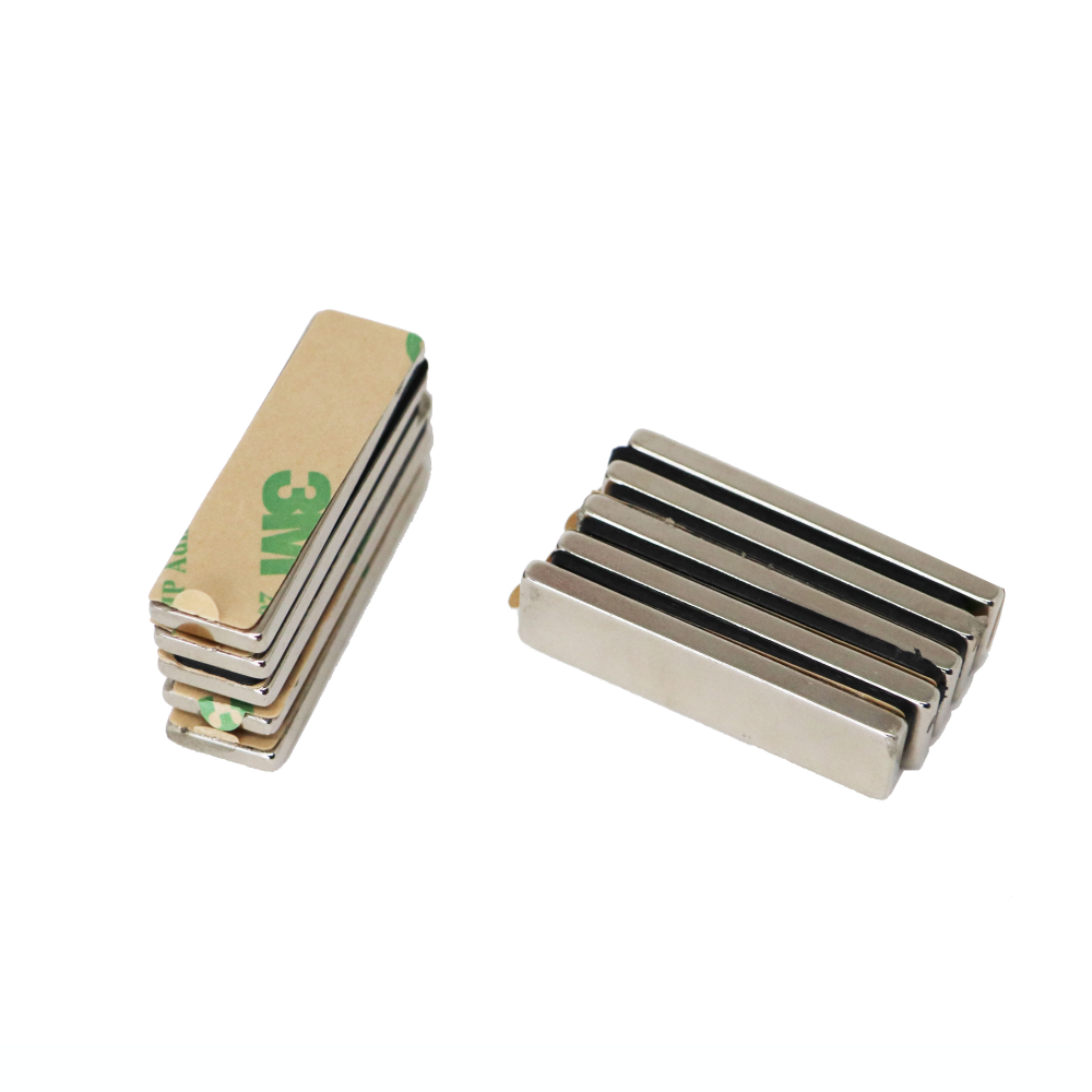 Supermagneter Självhäftande 40x10x3mm - 10 st