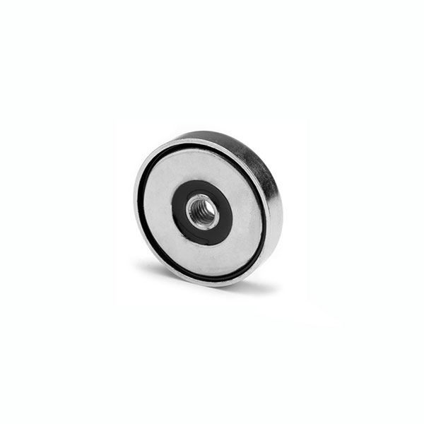 Magnet m. invändig gänga, Ø25 mm