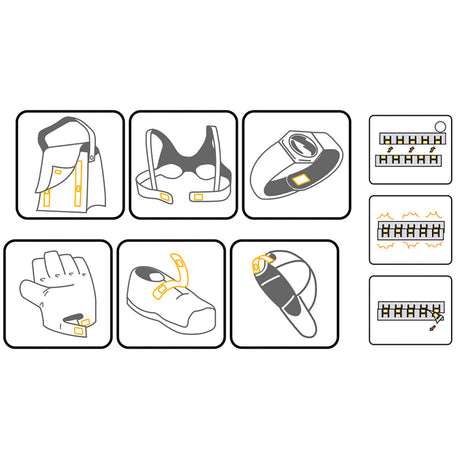Magnetisk dragkedja ZC-02 (säljs per meter)
