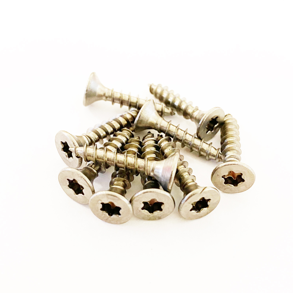 Försänkta skruvar 4x20 mm. FZB TORX - 10-pack