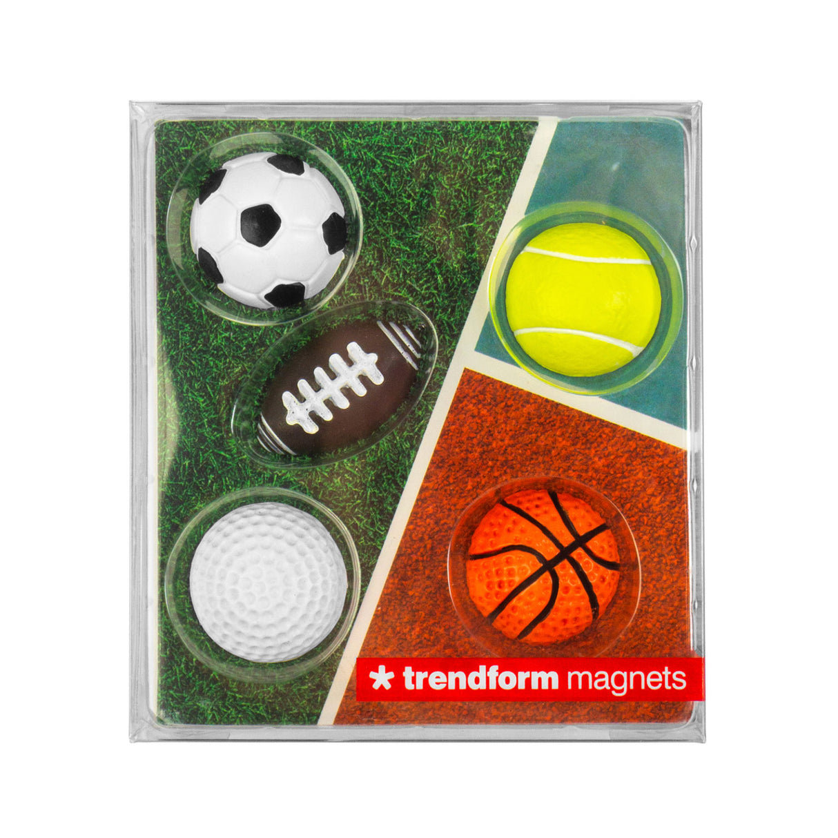 SPORT magneter, 5 st - kylskåpsmagneter