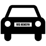 VISA HENSYN - magnetskylt för bil